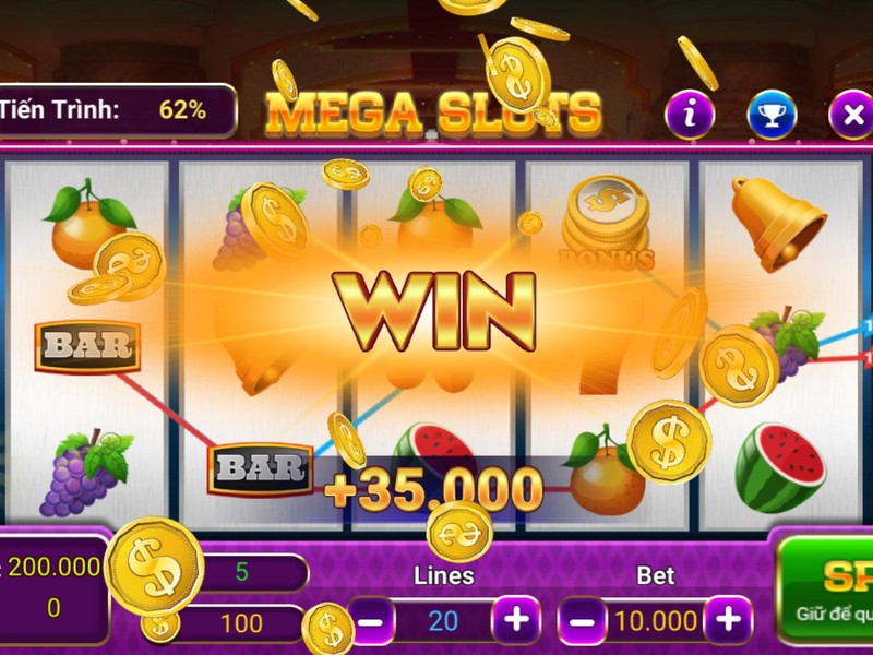 Hình ảnh giới thiệu Nổ Hũ 789 Win với máy slot và tiền xu