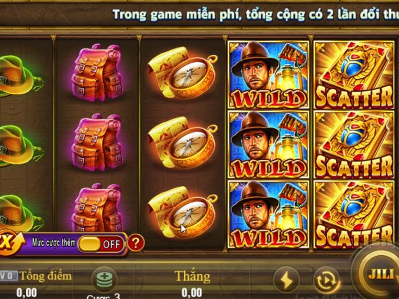 Hình ảnh trò chơi slot chủ đề phiêu lưu